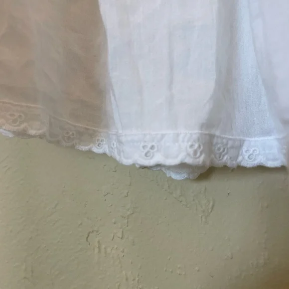 Free People white Tiered Wide Leg Pants - Picture 5 of 6